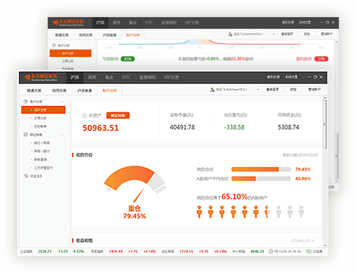 东方财富账户分析与持仓数据展示